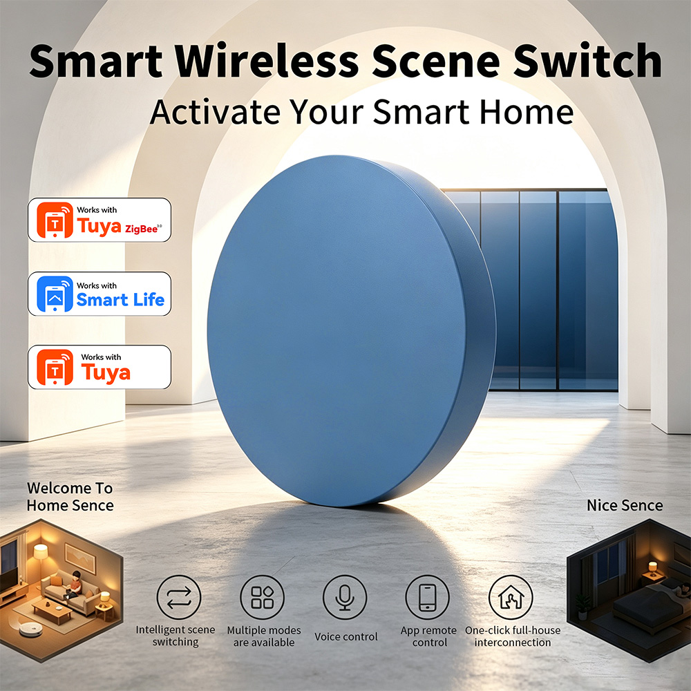 Smart Accessories - Zigbee Smart Scene Drukknop Compatibel met