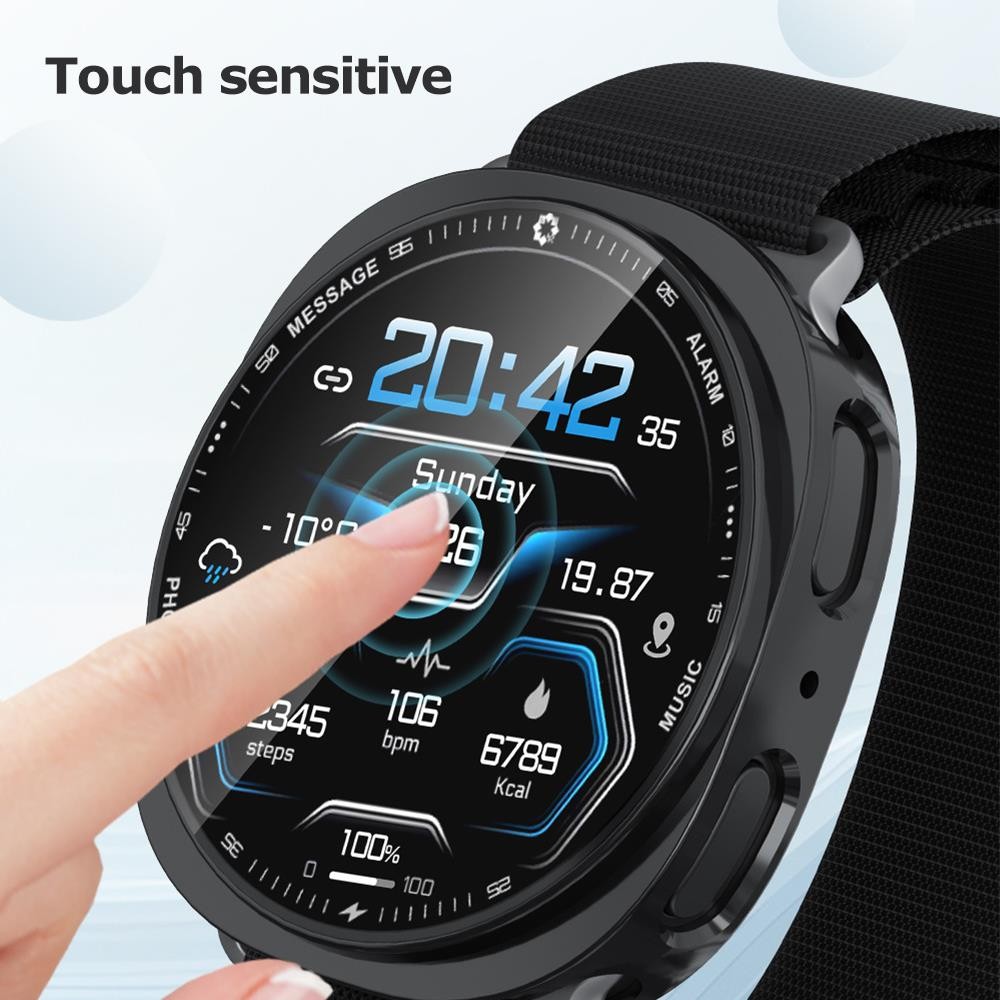 Zachte TPU-hoes met film voor  - Samsung Smartwatch Accessories recensie en prijs