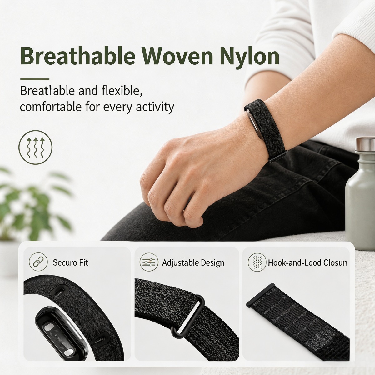 Lichtgewicht, ademende nylon p - Rugged Sport Strap recensie en prijs